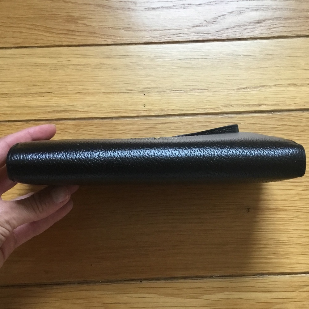Kate Spade Black Leather Grand Street Layton Wallet Wristlet - Picture 11 of 14